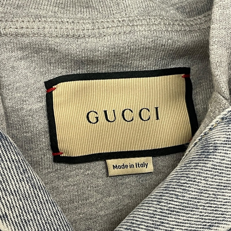 グッチ GUCCI ハリウッドバビロンデニムベスト 697042 ブルー デニム メンズ ベスト