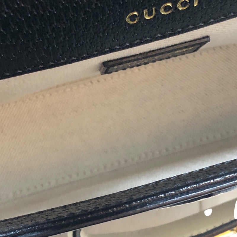 グッチ GUCCI ホースビットトレフォイルショルダー 658574 レザー メンズ ショルダーバッグ