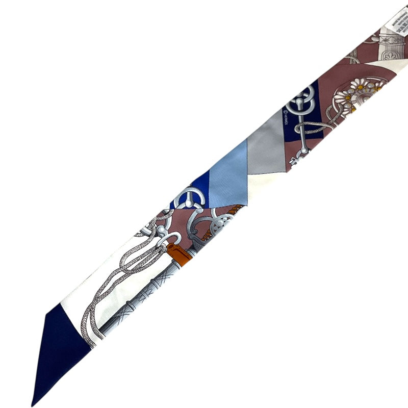エルメス HERMES ﾂｲﾘｰ CLIQUETIS 100%シルク レディース スカーフ