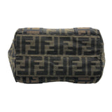 フェンディ FENDI ズッカ柄ハンドバッグ 7VA165 ブラウン ナイロンジャガード レディース ハンドバッグ