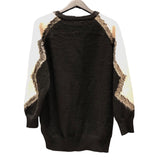 サンローラン SAINT LAURENT オーバーサイズ モヘヤニットセーター 685071 ブラック モヘア メンズ セーター