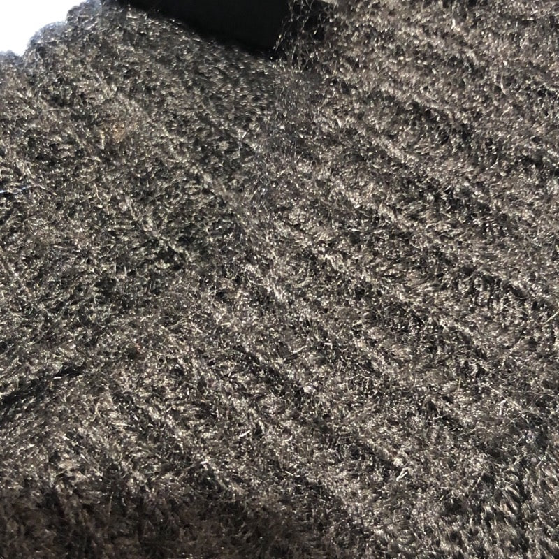 サンローラン SAINT LAURENT オーバーサイズ モヘヤニットセーター 685071 ブラック モヘア メンズ セーター