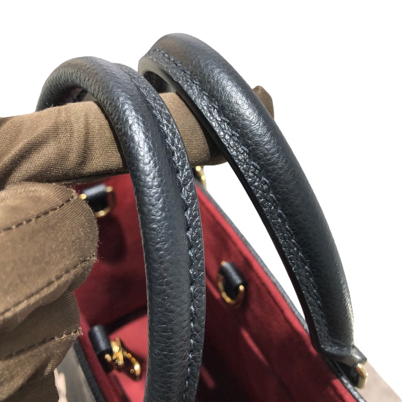 ルイ・ヴィトン LOUIS VUITTON オンザゴーPM M45659 ブラック/ベージュ