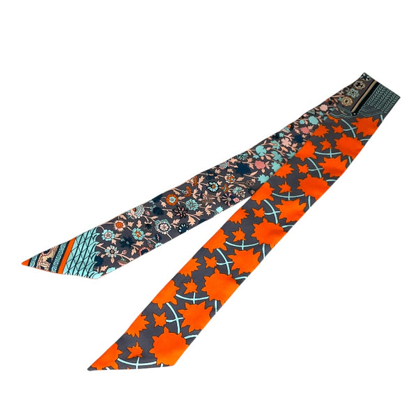 エルメス HERMES ﾂｲﾘｰ マルチカラー シルク100% レディース スカーフ