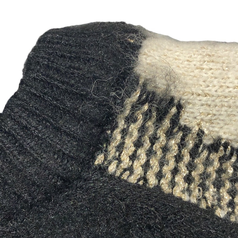 サンローラン SAINT LAURENT オーバーサイズ モヘヤニットセーター 685071 ブラック モヘア メンズ セーター