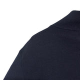 プラダ PRADA トライアングルロゴナイロン切替ニットブルゾン UMG116 ネイビー ウール メンズ ブルゾン