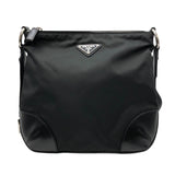プラダ PRADA ナイロンレザーショルダーバッグ ブラック ナイロン/レザー メンズ ショルダーバッグ