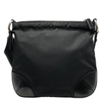 プラダ PRADA ナイロンレザーショルダーバッグ ブラック ナイロン/レザー メンズ ショルダーバッグ