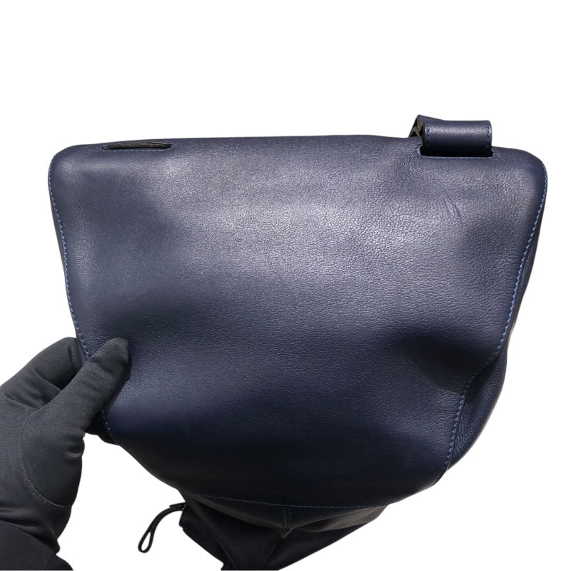 ロエベ LOEWE アントンスリングバッグ ネイビー カーフ ユニセックス ショルダーバッグ