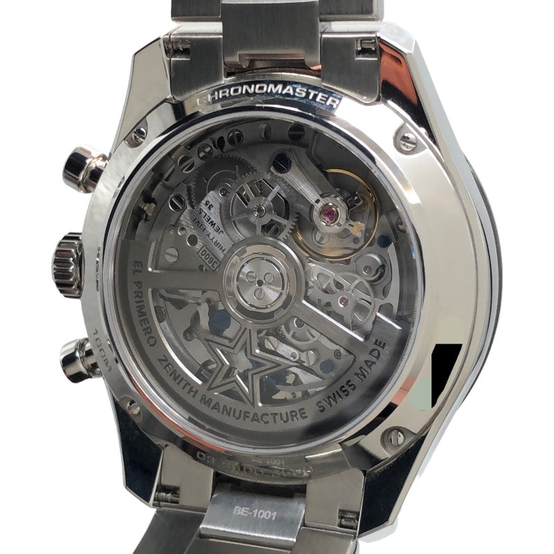 ゼニス ZENITH クロノマスター スポーツ 03.3100.3600/21.M3100 ブラック SS 自動巻き メンズ 腕時計 |  中古ブランドリユースショップ OKURA(おお蔵)