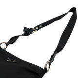 プラダ PRADA ナイロンレザーショルダーバッグ ブラック ナイロン/レザー メンズ ショルダーバッグ