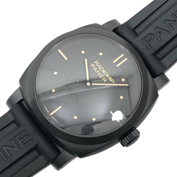 パネライ PANERAI ラジオミール 1940 3デイズ チュラミカ PAM00577 ブラック文字盤 セラミック 手巻き メンズ 腕時計