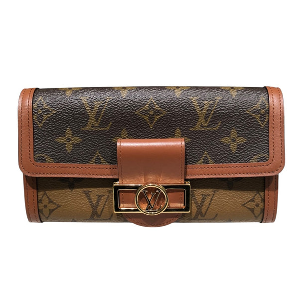 ルイ・ヴィトン LOUIS VUITTON ポルトフォイユ・サラドーフィーヌ M46645 モノグラム・リバース レディース 長財布