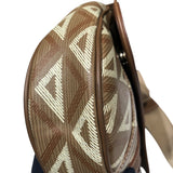 ディオールオム DIOR HOMME サドルバッグ 1ADPO093CDP ブラウン CDダイヤモンドPVC メンズ ショルダーバッグ