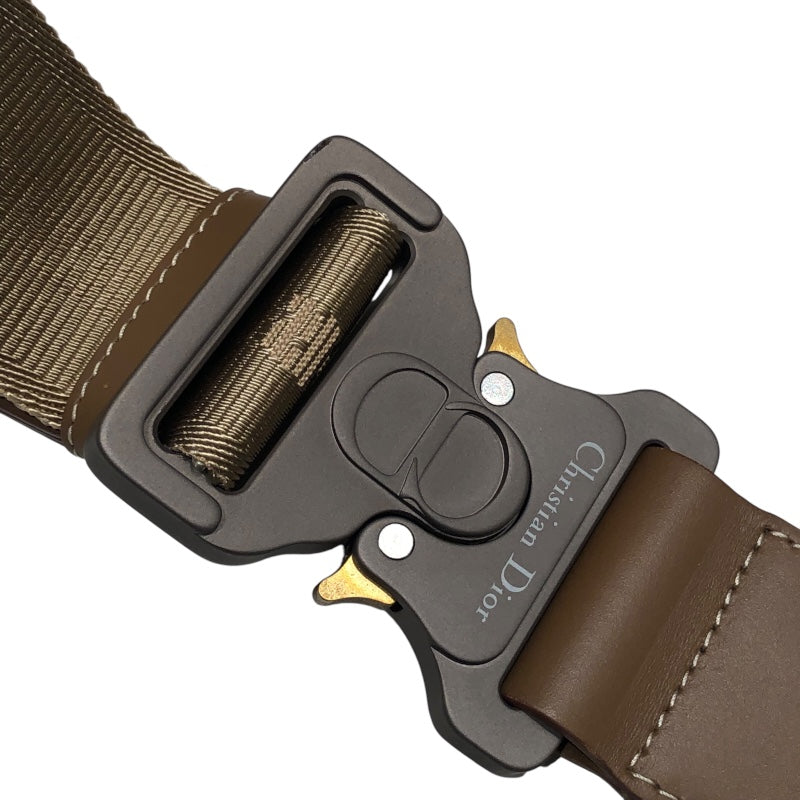 ディオールオム DIOR HOMME サドルバッグ 1ADPO093CDP ブラウン CDダイヤモンドPVC メンズ ショルダーバッグ