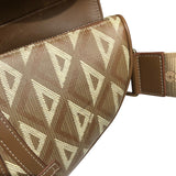 ディオールオム DIOR HOMME サドルバッグ 1ADPO093CDP ブラウン CDダイヤモンドPVC メンズ ショルダーバッグ