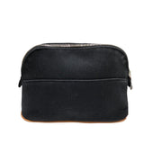 エルメス HERMES ボリードポーチ20 ブラック トワル ユニセックス ポーチ