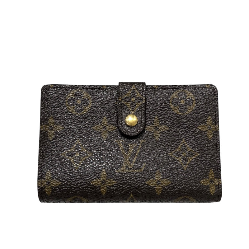 ルイ・ヴィトン LOUIS VUITTON ポルトフォイユ・ヴィエノワ M61674 モノグラム レディース 二つ折り財布