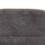 エルメス HERMES ボリードポーチ20 ブラック トワル ユニセックス ポーチ