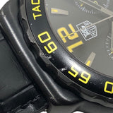 タグ・ホイヤー TAG HEUER フォーミュラ１クロノグラフ フルブラック CAU111E ブラック文字盤 SS クオーツ メンズ 腕時計