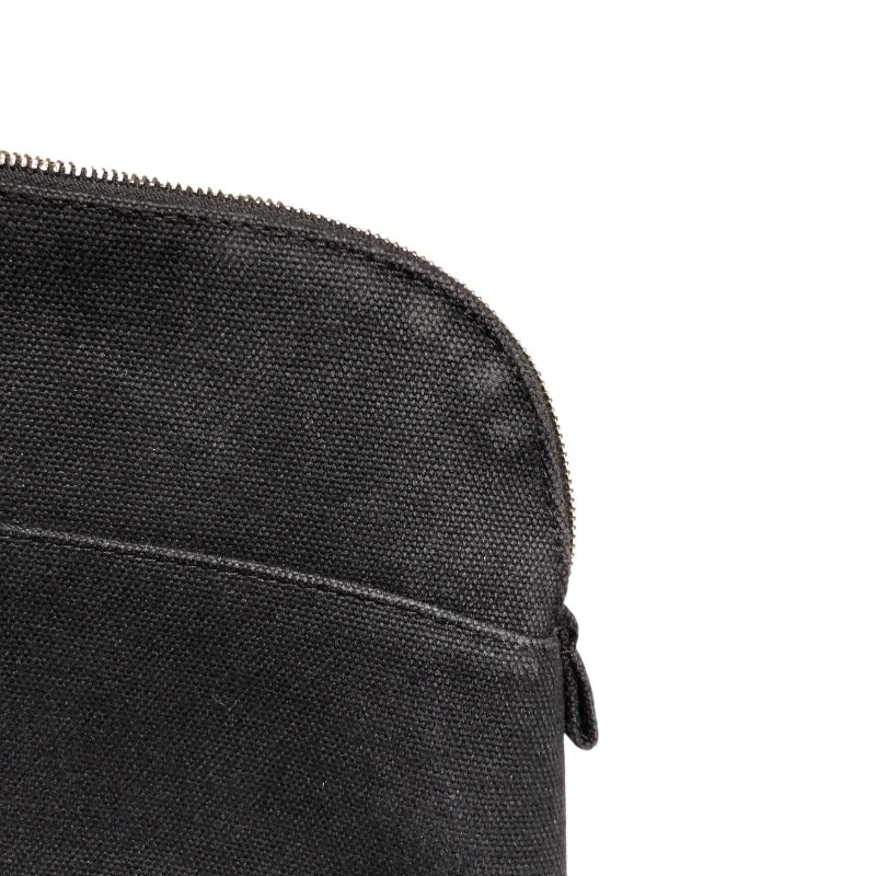 エルメス HERMES ボリードポーチ20 ブラック トワル ユニセックス ポーチ