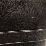 エルメス HERMES ガーデンパーティPM ブラック トワル ユニセックス ハンドバッグ