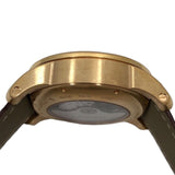 カルティエ Cartier カリブル ドゥ カルティエ クロノグラフ W7100044 シルバー文字盤 K18PG/レザーストラップ(社外) 自動巻き メンズ 腕時計