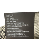 プラダ PRADA 総柄ニットシャツカーディガン P25I32 ホワイト ウール メンズ カーディガン