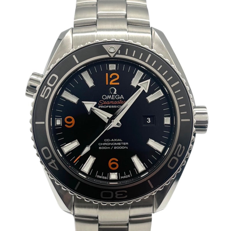 オメガ OMEGA シーマスタープラネットオーシャン600M コーアクシャル クロノメーター 232.30.38.20.01.002 ブラック SS メンズ 腕時計