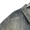 バレンシアガ BALENCIAGA ロゴデニムジャケット 745047 ブルー デニム メンズ デニムジャケット