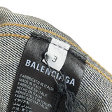 バレンシアガ BALENCIAGA ロゴデニムジャケット 745047 ブルー デニム メンズ デニムジャケット