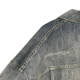 バレンシアガ BALENCIAGA ロゴデニムジャケット 745047 ブルー デニム メンズ デニムジャケット