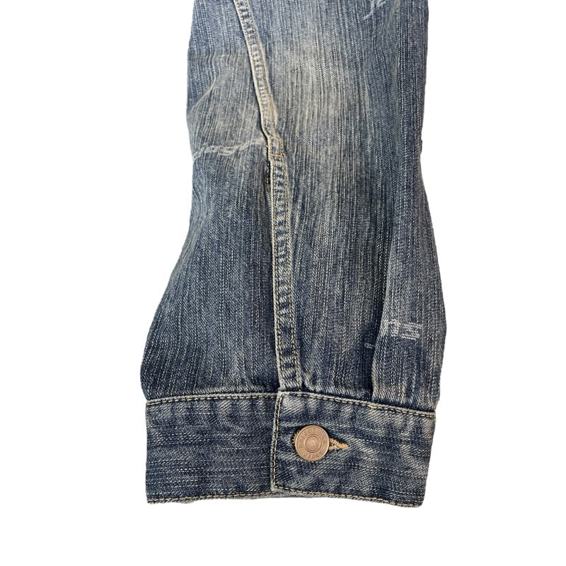 バレンシアガ BALENCIAGA ロゴデニムジャケット 745047 ブルー デニム メンズ デニムジャケット