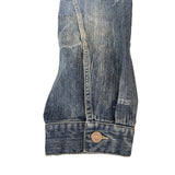 バレンシアガ BALENCIAGA ロゴデニムジャケット 745047 ブルー デニム メンズ デニムジャケット