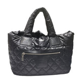 シャネル CHANEL コココクーン トートPM A48610 ブラック ナイロン レディース ハンドバッグ