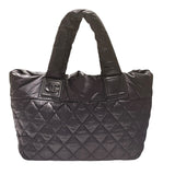 シャネル CHANEL コココクーン トートPM A48610 ブラック ナイロン レディース ハンドバッグ