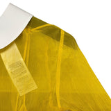 グッチ GUCCI ラウンドカラーシフォンワンピース 728125 イエロー シルク レディース ワンピース