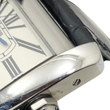 カルティエ Cartier ミニタンク ディヴァン W6300255 シルバー SS/革ベルト レディース 腕時計