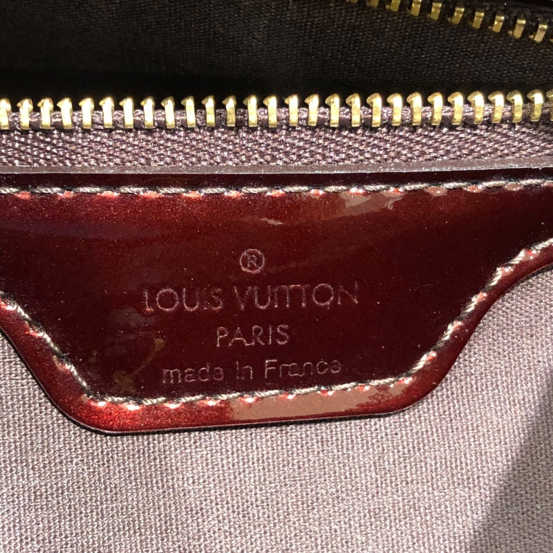 ルイ・ヴィトン LOUIS VUITTON ウィルシャーPM M91701 アマラント・レイユール ヴェルニ レディース ハンドバッグ