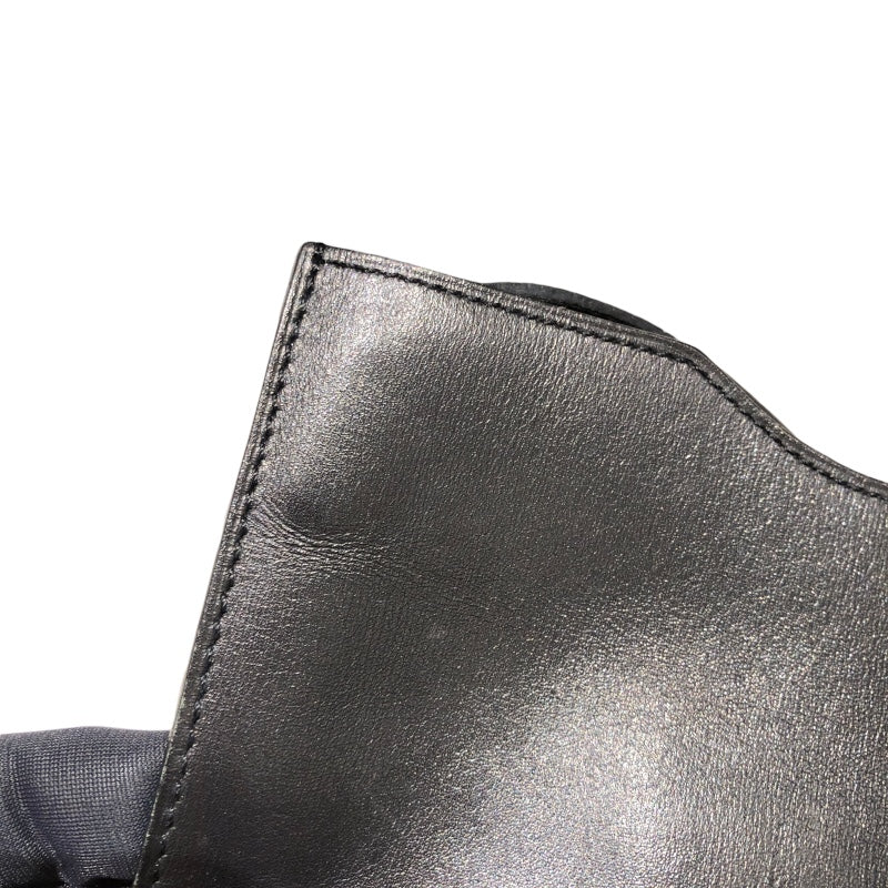 エルメス HERMES オニメトゥ ブラック ボックスカーフ ユニセックス ショルダーバッグ