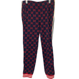 グッチ GUCCI GGジャガードトラックパンツ 496920 ネイビー コットン メンズ パンツ