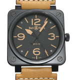 ベル＆ロス Bell & Ross BR01-92　ヘリテージ BR01-92 ブラック SS メンズ 腕時計