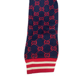 グッチ GUCCI GGジャガードトラックパンツ 496920 ネイビー コットン メンズ パンツ