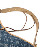 ルイ・ヴィトン LOUIS VUITTON キャリーオールNM MM M46855 ブルー モノグラムデニム レディース ショルダーバッグ
