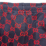 グッチ GUCCI GGジャガードトラックパンツ 496920 ネイビー コットン メンズ パンツ