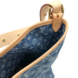 ルイ・ヴィトン LOUIS VUITTON キャリーオールNM MM M46855 ブルー モノグラムデニム レディース ショルダーバッグ