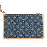 ルイ・ヴィトン LOUIS VUITTON キャリーオールNM MM M46855 ブルー モノグラムデニム レディース ショルダーバッグ