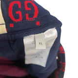 グッチ GUCCI GGジャガードトラックパンツ 496920 ネイビー コットン メンズ パンツ