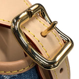 ルイ・ヴィトン LOUIS VUITTON キャリーオールNM MM M46855 ブルー モノグラムデニム レディース ショルダーバッグ