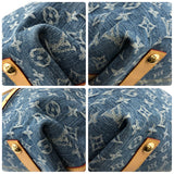 ルイ・ヴィトン LOUIS VUITTON キャリーオールNM MM M46855 ブルー モノグラムデニム レディース ショルダーバッグ